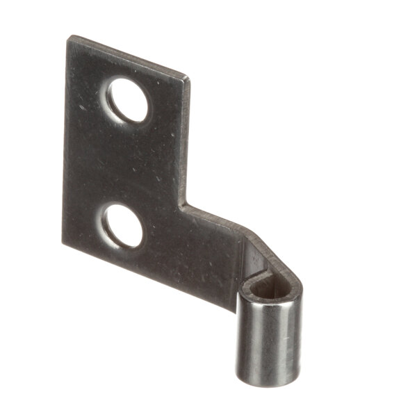 A metal hinge leaf from Vollrath with two holes.