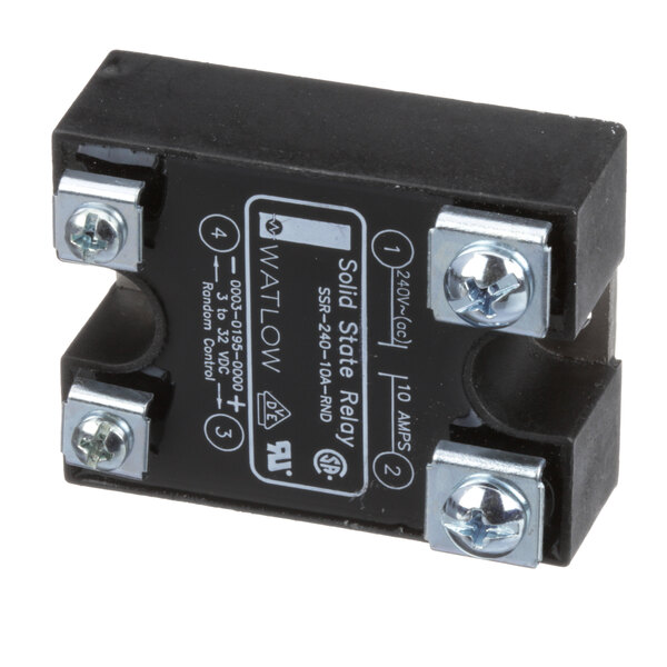 A black Southern Pride relay with silver screws.