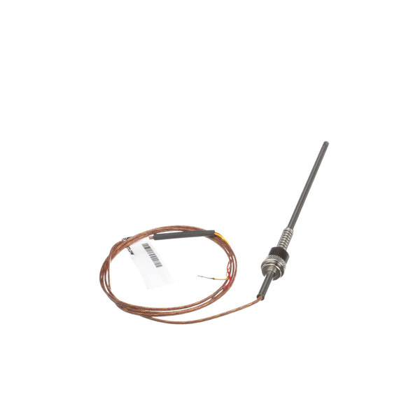 A US Range thermocouple with a metal rod and attached cable.