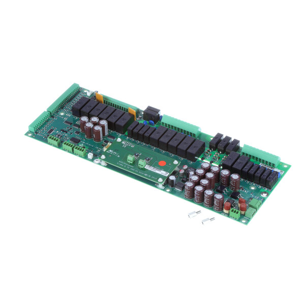 A green Eloma Main Control I/O board with many small components.
