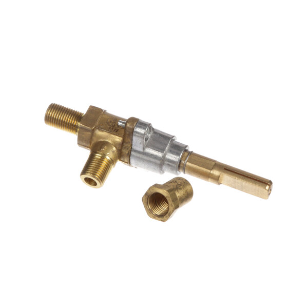 A brass US Range valve with brass nuts.
