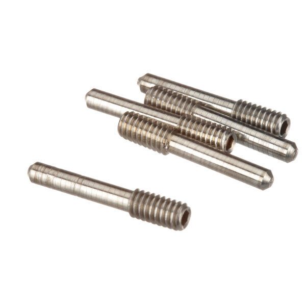 A group of Prince Castle stainless steel gear pins.