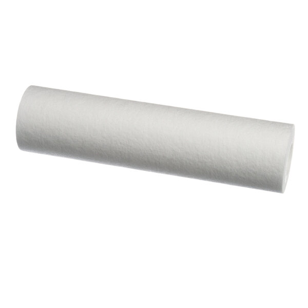 A white roll of Follett Corporation EC 110 prefilter paper.