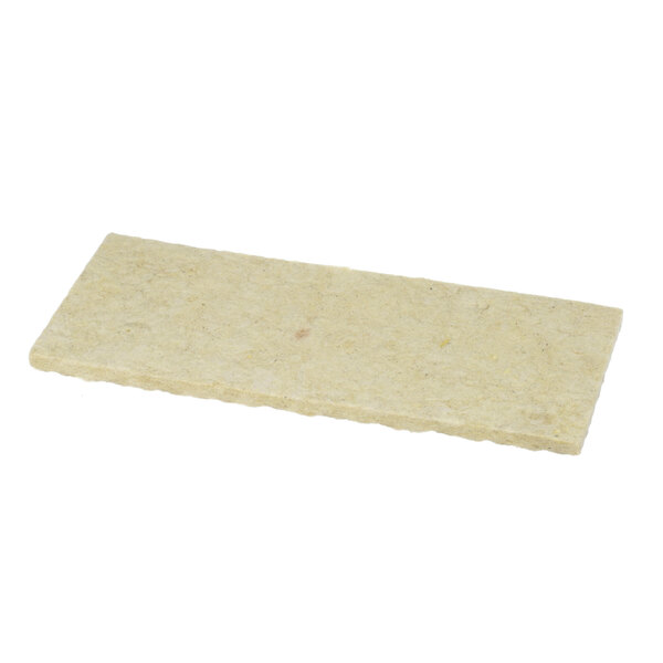 A rectangular white piece of insulation for a Frymaster fryer.