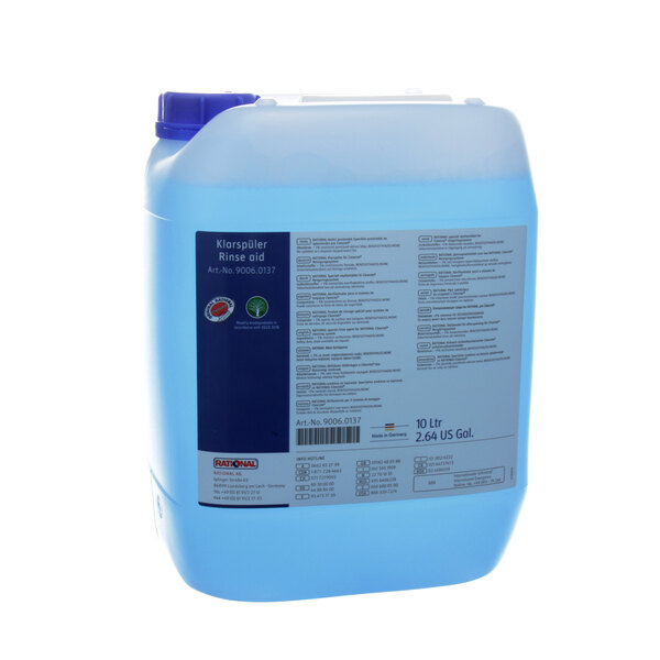 Rational 9006 0137 Liquid Rinser Agent 10l Blue rational-9006-0137-liquid-rinser-agent-10l-blue