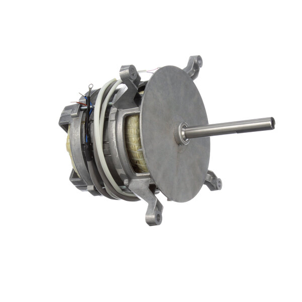 A Blodgett 59000 motor with a metal shaft and gear.