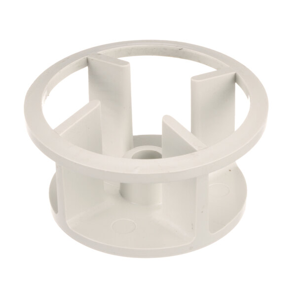 A white plastic Hoshizaki impeller with a hole in the center.