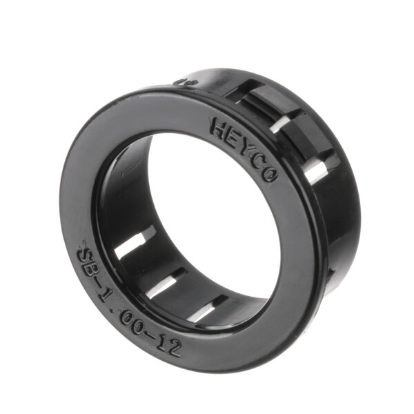 A black circular Univex nut with the word "hexo" on it.