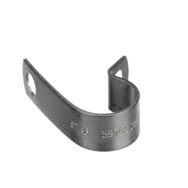 A US Range metal clamp with holes on the end.