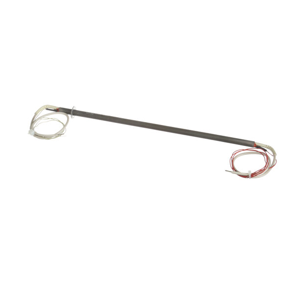 A long metal rod with wires attached to it.