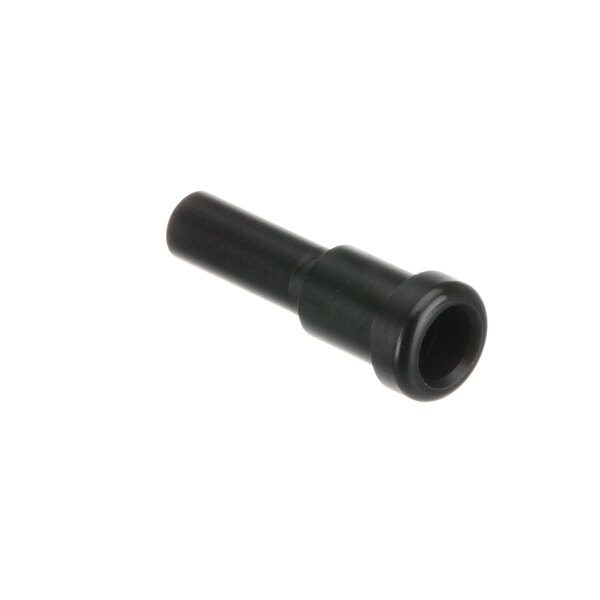 A black plastic tube with a black center and nozzle.