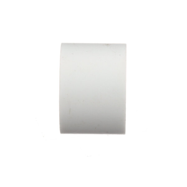 A white plastic tape roll on a white background.