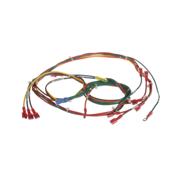A Groen wiring harness with colorful wires.