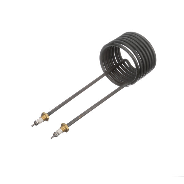 A close-up of the Bloomfield 240v 3500w heating element coil with metal rods and a black handle.
