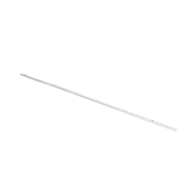 A long metal rod with holes.