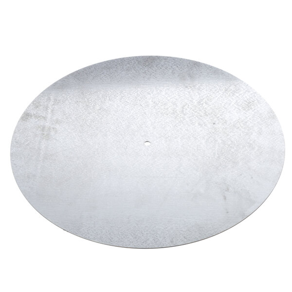 A Groen Z003333 lid, a circular metal plate with a hole in it.