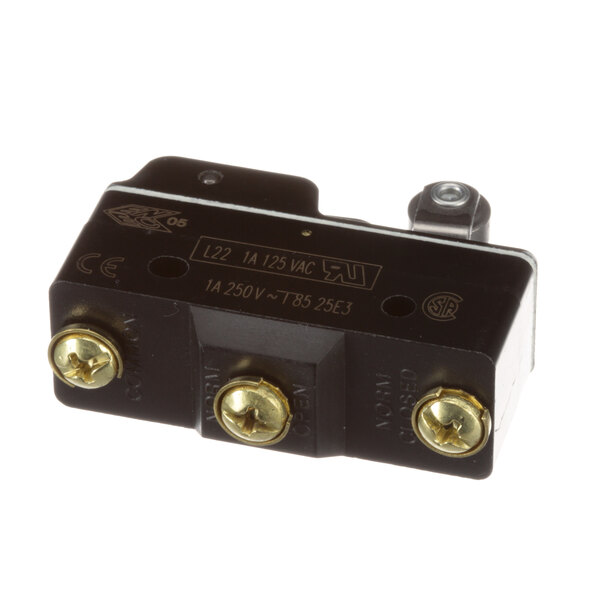 A black and gold US Range Hi Temp Micro Switch.