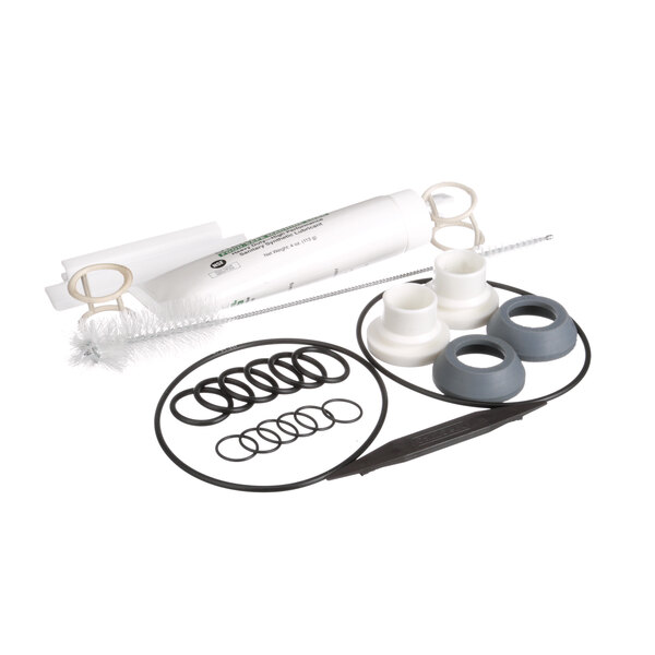 A SaniServ tune up kit with white and black rubber seals.