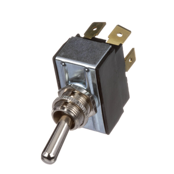 A Cleveland toggle switch with a metal knob.