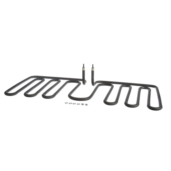 A black and white Vulcan gas range heating element with several small bolts.