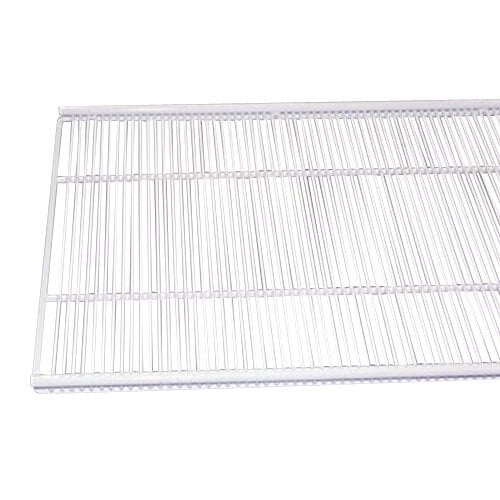 True 909083 White Coated Narrow Gap Wire Shelf with Shelf Clips - 44" x 16 3/4"