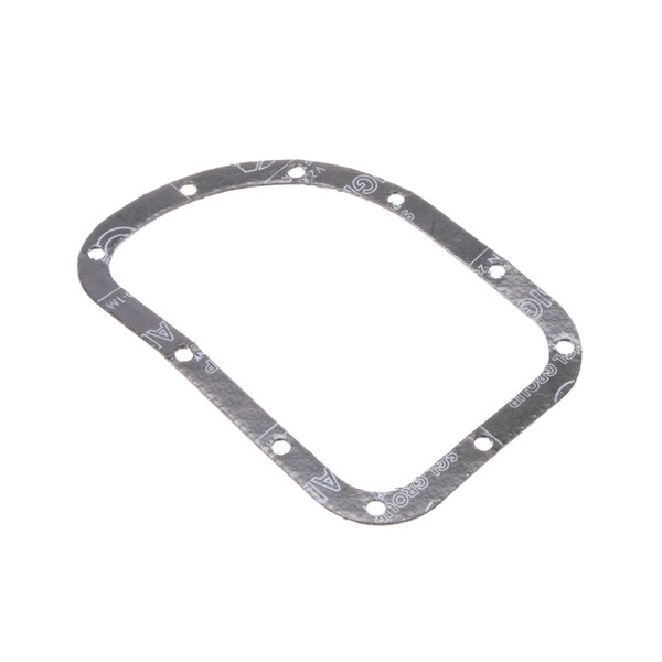 A silver Rational gasket with holes.
