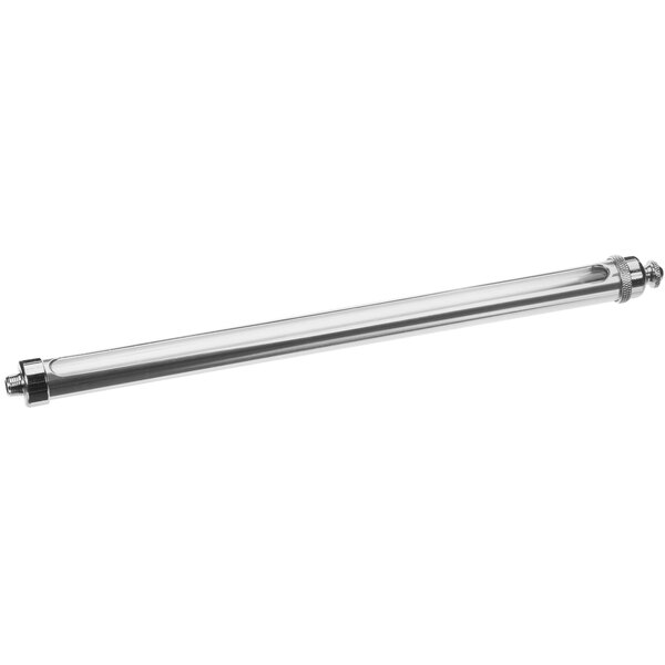 A Cecilware stainless steel tube with a long handle.
