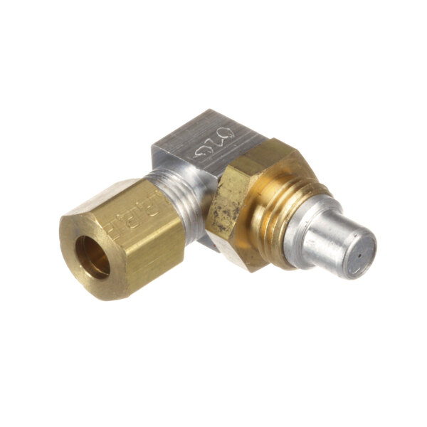 A US Range pilot orifice fitting with a brass connector and nut.