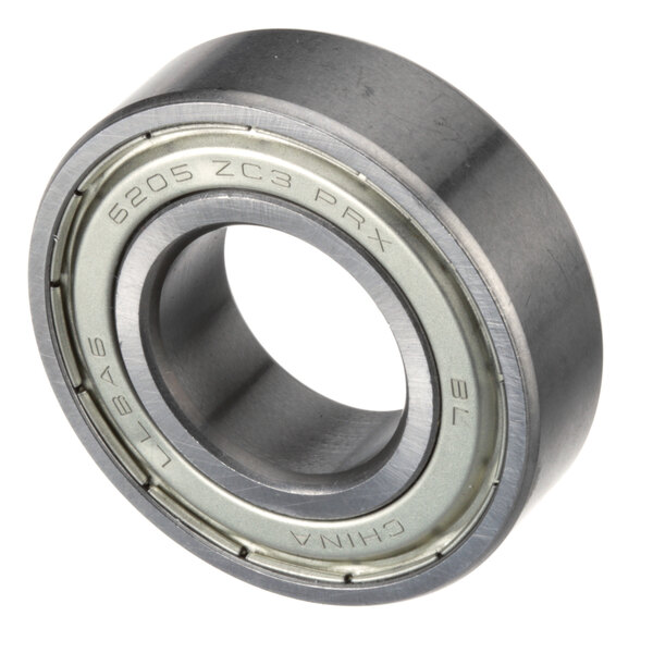 A close-up of a Blakeslee stainless steel ball bearing.