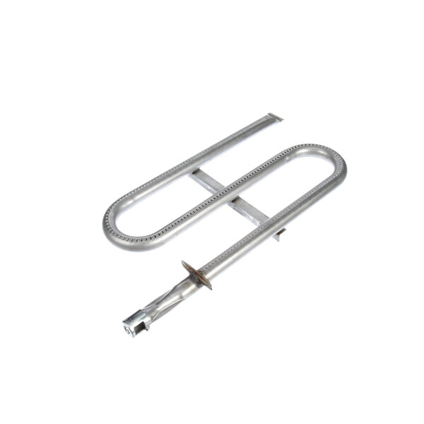An APW Wyott stainless steel burner with a handle.