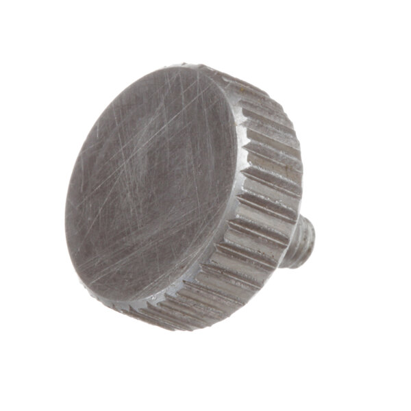 A close-up of a Globe 22-A screw with a metal knob.
