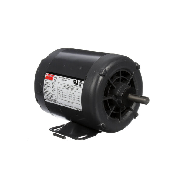 A black Randell EL MTR0202 motor with a white label.