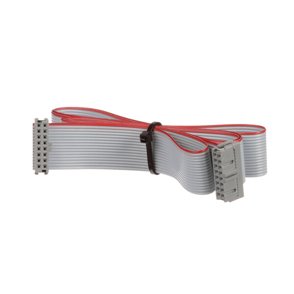 A red and white US Range Tcouple ribbon cable with a red connector.