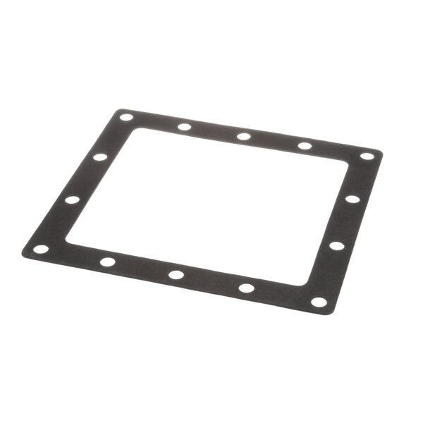 A black square Blakeslee gasket with holes.