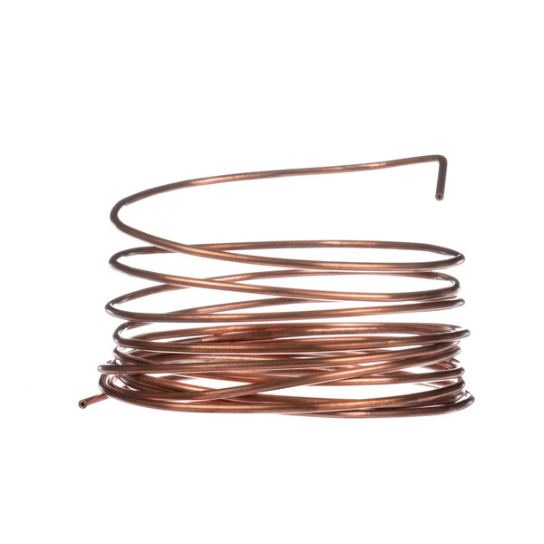 A coil of copper Victory cap tube.