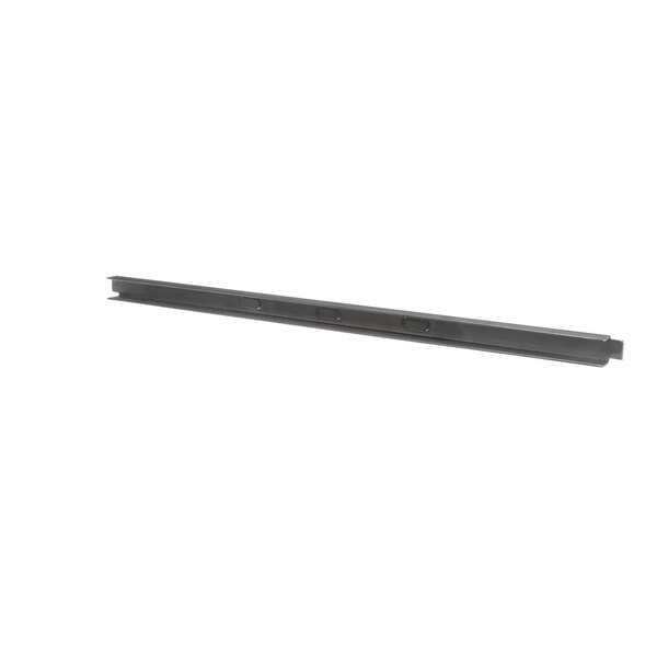 A black metal Randell adapter bar with two round holes.