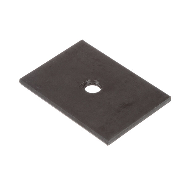 A black rectangular Victory tapping plate with holes on it.