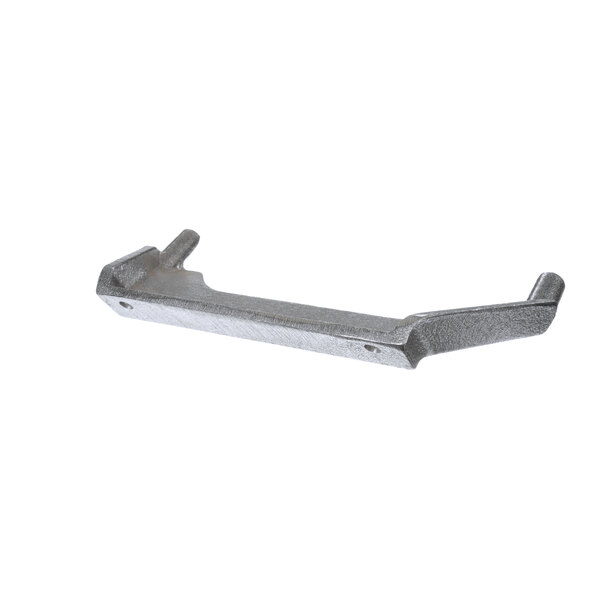 A silver metal Vollrath back leg kit with a metal handle.