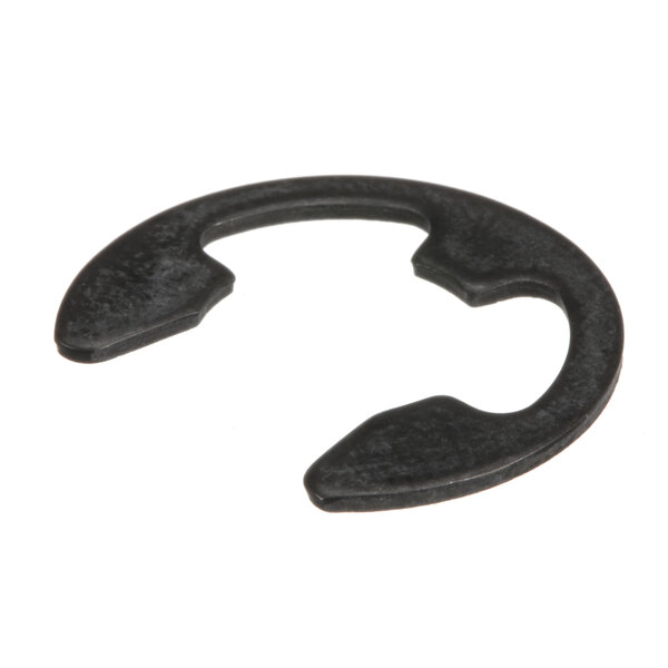 A black metal Pitco retaining ring with a curved design.