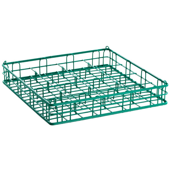 9 Compartment Catering Glassware Basket - 6" x 6" x 3" Compartments