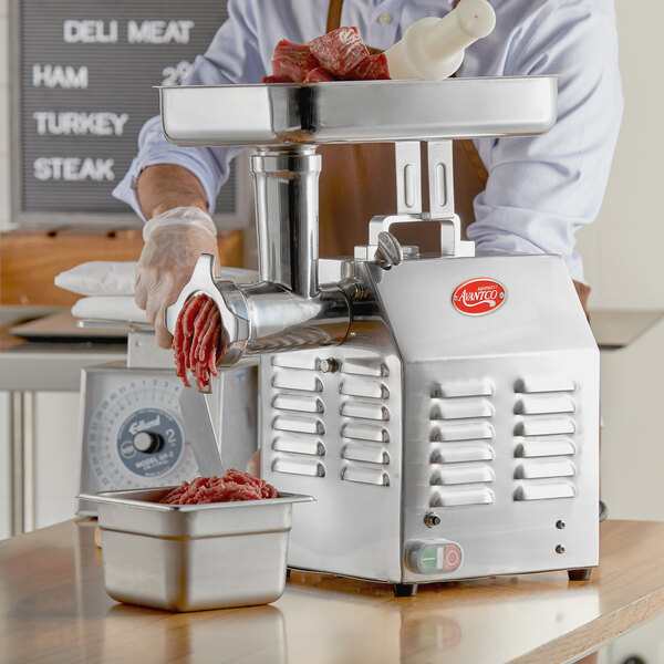 Avantco Meat Grinder - 1 HP, 110V