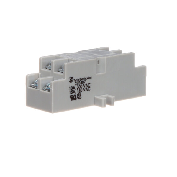 A Cleveland SGL-T1 P&B relay socket with two terminals.