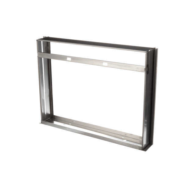 A metal frame with holes.