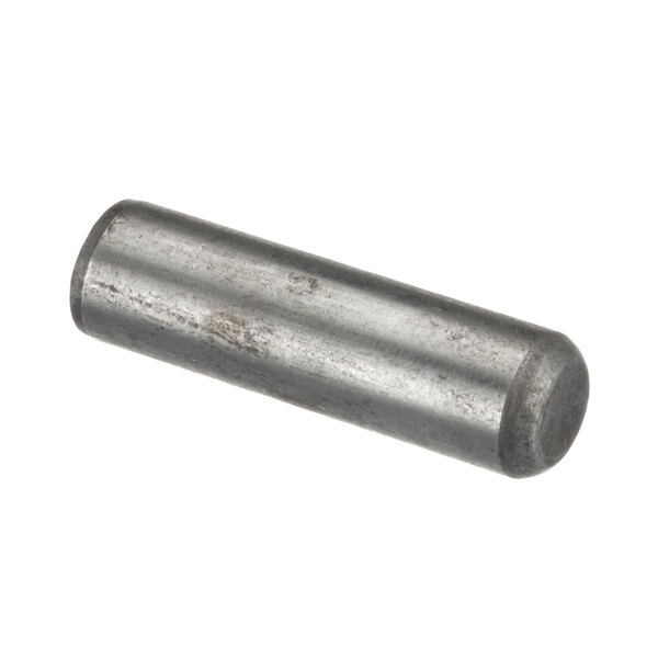 A Univex metal pin with a small hole in it.