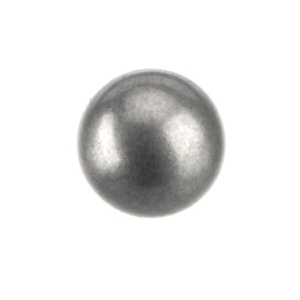 A close-up of a metal ball.