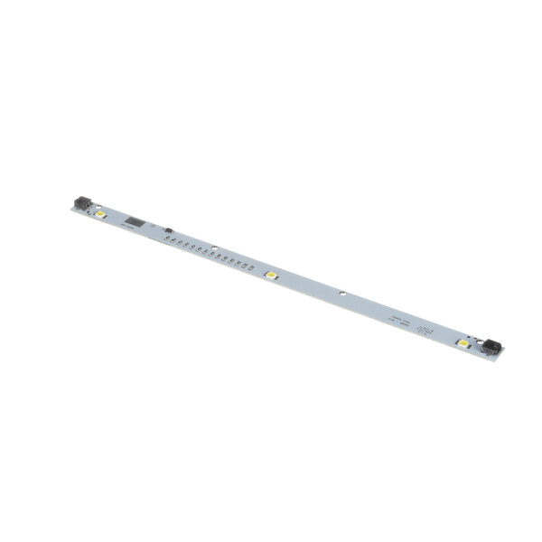 A long rectangular white True Refrigeration LED light strip with lights on the underside.