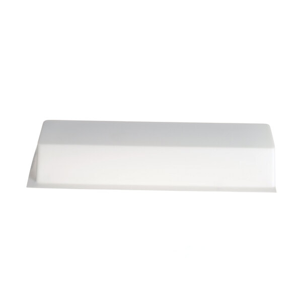 A white rectangular light cover with a white background.