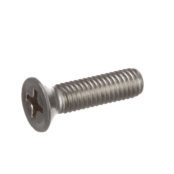 A close-up of an Alto-Shaam SC-2072 screw on a white background.