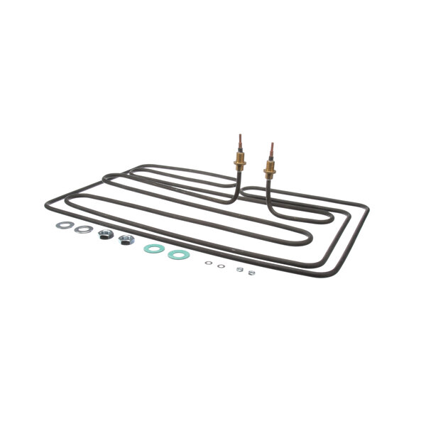A Cleveland 6kw@240v heating element with several metal wires.