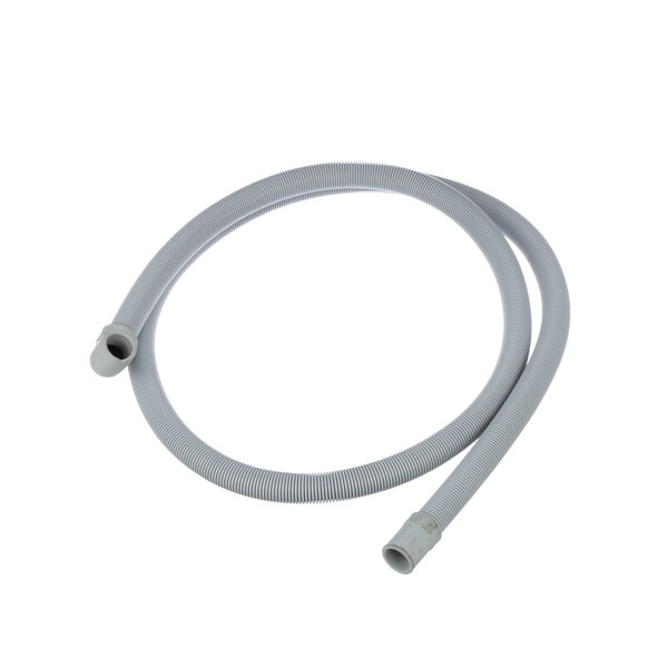 A white Fagor Commercial drain hose with a grey connector.